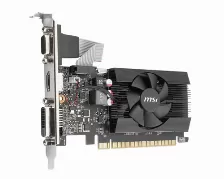 Tarjeta De Vídeo Msi Nvidia Geforce Gt 710 2gd3 Lp, 2gb Gddr3, 4096 X 2160 Pixeles, Pci Express 2.0, 1-hdmi, 1-vga, 1-dvi (gt 710 2gd3 Lp)